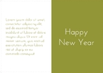 Happy New Year Outside