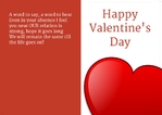Happy Valentine Outside