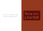 Stump Your Lawyer! Outside