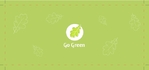 Make the effort to go green Front