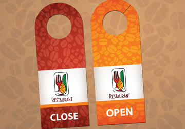 Door Hangers Two Side